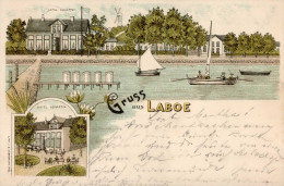 Laboe (2304) Hotel Seegarten Uferpromenade 1898 I-II - Altri & Non Classificati