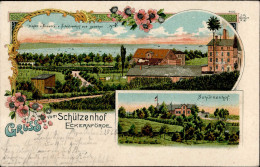 Eckernförde (2330) Gasthaus Zum Schützenhof 1901 II (Stauchung) - Altri & Non Classificati
