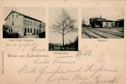 Kaltenkirchen (2341) Hotel Stadt Hamburg Bahnhof Friedenseiche 1899 I- - Autres & Non Classés