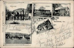 Hardebek (2351) Beamtenhaus Schmiede Schule Remonten 1905 I-II (Ecken Abgestossen) - Sonstige & Ohne Zuordnung