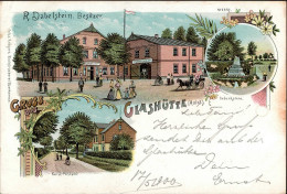 Glashütte (2362) Gasthaus Dabelstein Postamt 1900 II (Eckbug) - Otros & Sin Clasificación