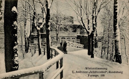 Rendsburg (2370) Winter-Karte Gasthaus Zum Schützenhof I - Other & Unclassified