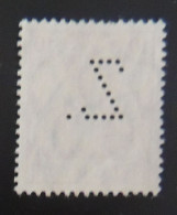 Perfin Firmenlochung - Z. - Zornhoff Bei Zaber Elsässische Werkzeugfabrik Zornhoff, Vorm. Goldenberg & Cie. - Used Stamps