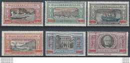 1924 Somalia Manzoni 6v. Mc. MNH Sassone N. 55/60 - Sonstige & Ohne Zuordnung