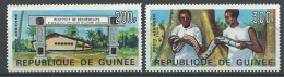 GUINEA 1967 - GUINEE - INSTITUTO DE INVESTIGACIONES Y BIOLOGIA - YVERT AEREOS 69/70** - Schlangen