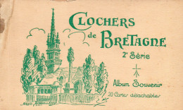 (25/04/24) REGION BRETAGNE-CPA CLOCHERS DE BRETAGNE - CARNET COMPLET DE 20 CARTES - SERIE 2 - Bretagne