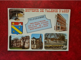 Carte VALENCE D'AGEN SOUVENIR DE TELEGRAMME - Sonstige & Ohne Zuordnung