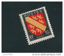 N° 756 Armoiries De Provinces Alsace 1946 Timbre France Neuf ** - Ongebruikt