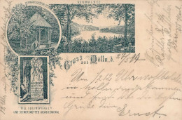 Mölln (2410) Hermannsquelle Till Eulenspiegels Grabdenkmal Schmalsee 1897 I- - Other & Unclassified
