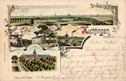 Huchtingen Bremen (2800) Windmühle Kaiserquelle C. F. Bergosse Zum Roten Haus 1899 I-II (fleckig) - Other & Unclassified