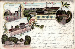 Delmenhorst (2870) Bahnhof Brauerei Gasthaus Zum Schützenhof 1900 I- - Altri & Non Classificati