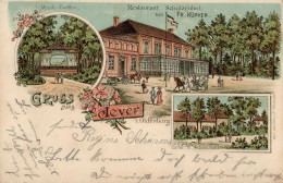 Jever (2942) Gasthaus Zum Schützenhof 1903 II (Stauchung) - Autres & Non Classés