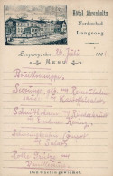 Langeoog (2941) Hotel Ahrenholtz 1901 I - Autres & Non Classés