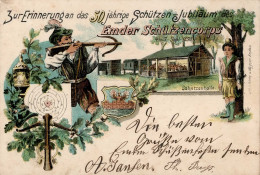 Emden (2970) 50 Jähriges Schützenjubiläum Emder Schützencorps 4. Bis 7. September 1898 Schützenhaus I- - Altri & Non Classificati