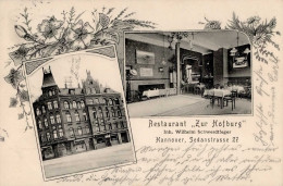 Hannover (3000) Gasthaus Zur Hofburg W. Schwerdtfeger Sedanstrasse27 1907 I-II - Sonstige & Ohne Zuordnung