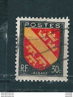 N° 756 Armoiries De Provinces Alsace   1946   Timbre  France Oblitéré  RF - Gebruikt