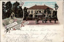 Bückeburg (3062) Hotel Gasthaus Grosse Klus 1903 I-II (Marke Entfernt RS Fleckig) - Otros & Sin Clasificación