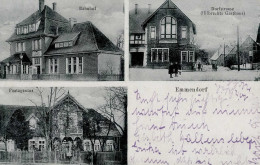Emmendorf (3111) Bahnhof Postamt Dorfstrasse Gasthaus Hilbrechts I - Sonstige & Ohne Zuordnung
