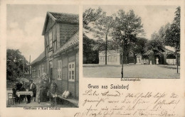 Saalsdorf (3181) Gasthaus Schulze Schützenhaus 1916 I- - Other & Unclassified