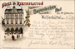 Wolfenbüttel (3340) Hotel Bayerischer Hof 1898 I- - Other & Unclassified