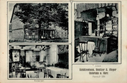 Osterode Am Harz (3360) Gasthaus Schützenhaus 1922 I-II (Marke Entfernt) - Andere & Zonder Classificatie