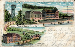 Lerbach (3360) Gasthaus Zum Schützenhaus 1903 II (kleine Stauchungen) - Altri & Non Classificati