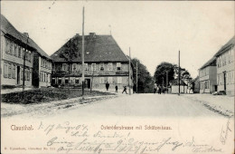 Clausthal-Zellerfeld (3392) Osteröderstrasse Schützenhaus 1904 I - Andere & Zonder Classificatie