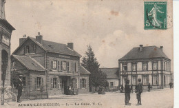 AUCHY LES HESDIN LA GARE 1909 TBE - Otros & Sin Clasificación