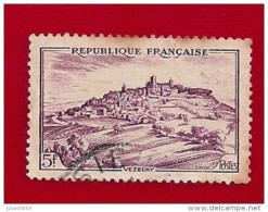 N° 759 Vezelay Monuments Et Sites   5 Frs 1946 Timbre France Oblitéré - Usados