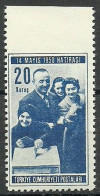 Turkey; 1950 General Elections 20 K. ERROR "Imperf. Edge" - Unused Stamps