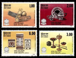 (0327) Sri Lanka  1990 / Culture / Handicrafts / Handwerk / Artisanat ** / Mnh Michel 911-914 - Sri Lanka (Ceylan) (1948-...)