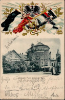 Goslar (3380) Präge-Karte Hotel Paul II (kleine Stauchung) - Goslar