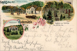 Nörten-Hardenberg (3412) Gasthaus Zum Rodethal Rodemühle Schloss Löseck 1903 I-II - Other & Unclassified