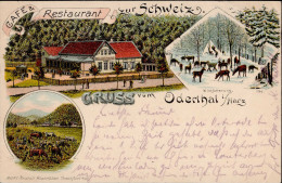 Bad Lauterberg (3422) Oderthal Cafe Gasthaus Zur Schweiz Wildfütterung I-II - Sonstige & Ohne Zuordnung