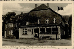 Scharfoldendorf (3456) Gasthaus Schlachterei Hermann 100 Mark I-II (Randstauchungen) - Autres & Non Classés