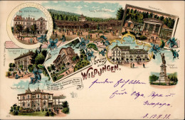 Bad Wildungen (3590) Hotel Kaiserhof Europäischer Hof Hotel Helenenquelle Villa Göcke 1899 I-II - Sonstige & Ohne Zuordnung