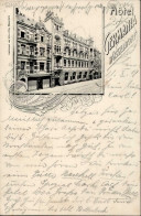 Düsseldorf (4000) Hotel Germania 1908 I-II (fleckig) - Duesseldorf