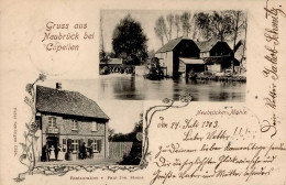 Neubrück (4048) Gasthaus Steins Mühle 1903 I-II - Sonstige & Ohne Zuordnung