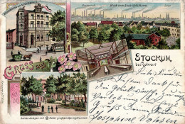 Duisburg Stockum (4100) Gasthaus Zum Schützenhaus 1901 II (Stauchungen, Marke Entfernt) - Duisburg