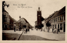 Anrath (4156) Rathaus Litfaßsäule 1922 I- - Other & Unclassified