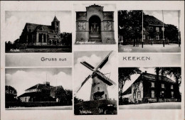 Keeken (4190) Schützenhaus Windmühle Schule Kriegerdenkmal I - Altri & Non Classificati