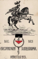 Münster (4400) Die Einjährigen Des Schillergymnasiums 1913 Studentika I-II - Muenster