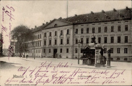 Münster (4400) Litfaßsäule Aegidiikaserne 1902 I-II - Muenster