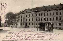 Münster (4400) Litfaßsäule Aegidiikaserne 1902 I-II - Münster