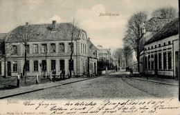 Ahaus (4422) Marktstrasse Gasthaus Orthaus 1903 I- - Other & Unclassified
