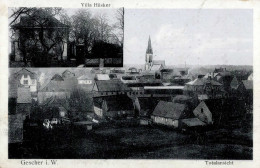Gescher (4423) Villa Hüsker Totalansicht Feldpost 1915 I-II - Altri & Non Classificati