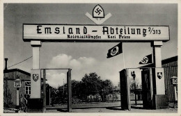 Emlichheim (4459) RAD Emsland-Abteilung 2/313 Kolonialkämpfer Peters Foto-Ak I-II (Stauchung) - Andere & Zonder Classificatie