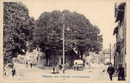 Meppen (4470) Bahnhofstrasse Herzogstrasse Bahnpost Oldenburg-Neuschanz Zug 221 1914 I-II - Other & Unclassified