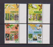 VANUATU    2001    Food  Exports    Set  Of  4    MNH - Vanuatu (1980-...)