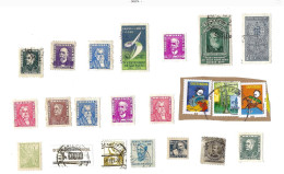 Collection De 115 Timbres  Oblitérés. - Lots & Serien